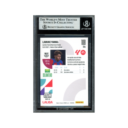 Lamine Yamal 2023-24 Panini La Liga Megacracks Rookie BGS 9