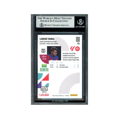 Lamine Yamal 2023-24 Panini La Liga Megacracks Rookie BGS 9