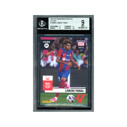 Lamine Yamal 2023-24 Panini La Liga Megacracks Rookie BGS 9