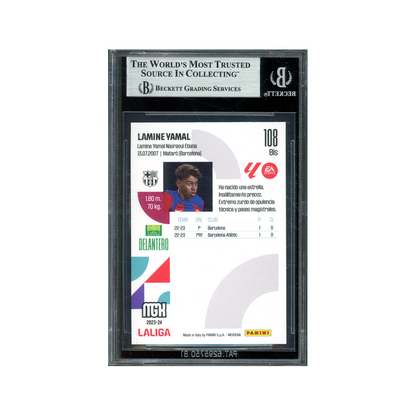 Lamine Yamal 2023-24 Panini La Liga Megacracks Rookie BGS 9