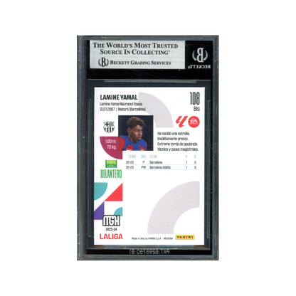 Lamine Yamal 2023-24 Panini La Liga Megacracks Rookie BGS 9