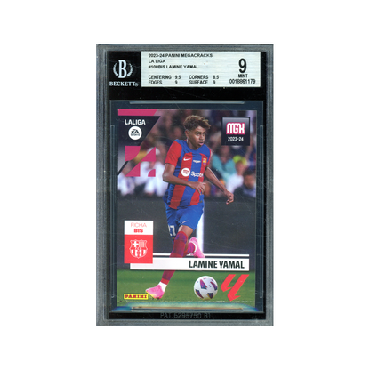 Lamine Yamal 2023-24 Panini La Liga Megacracks Rookie BGS 9