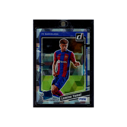 Lamine Yamal 2023-24 Panini Donruss Soccer Rated Rookie Cracked Ice