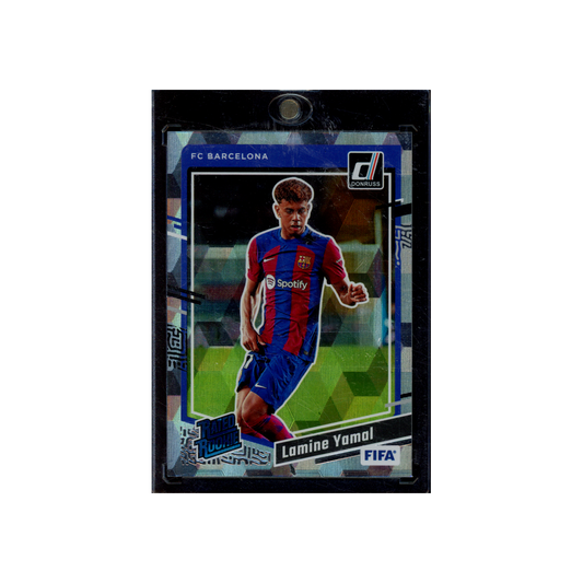 Lamine Yamal 2023-24 Panini Donruss Soccer Rated Rookie Cracked Ice