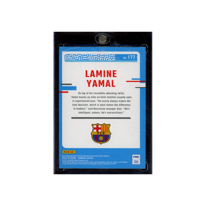 Lamine Yamal 2023-24 Panini Donruss Soccer Rated Rookie Cracked Ice