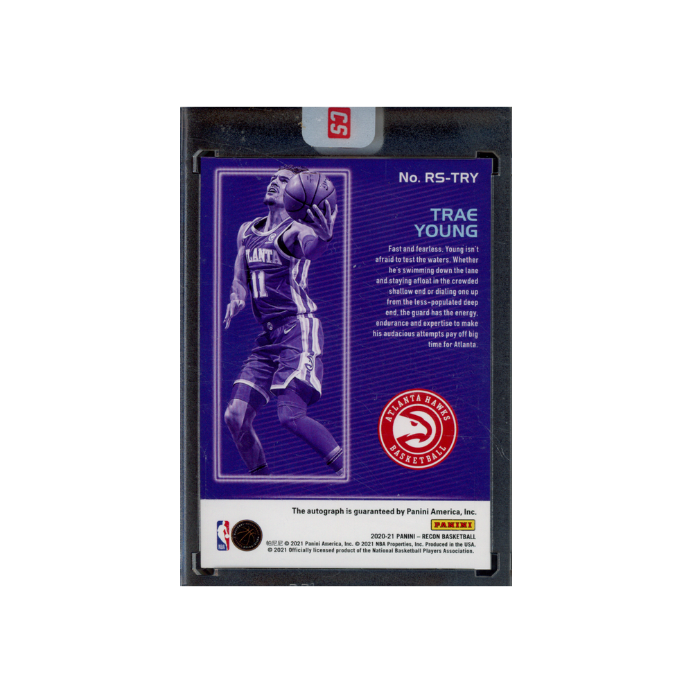 Trae Young 2020-21 Panini Recon Basketball Auto
