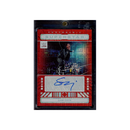 Sami Zayn 2024 Panini Photogenic WWE Superstar Auto Maze /25