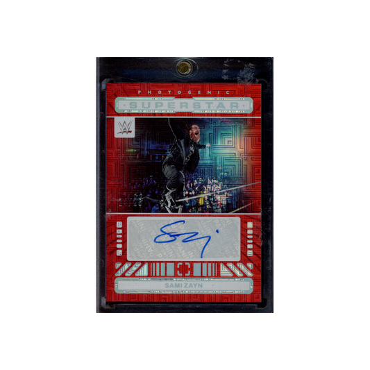 Sami Zayn 2024 Panini Photogenic WWE Superstar Auto Maze /25