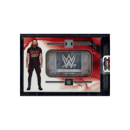 Sami Zayn 2023 Panini Impeccable WWE Silver Bar /35