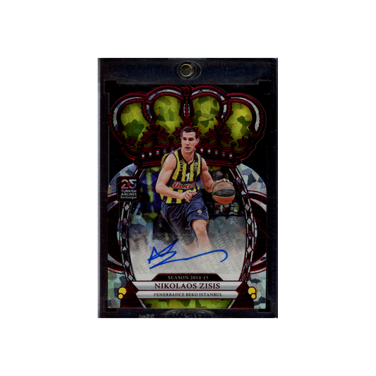 Nikolaos Zisis 2024-25 Panini Crown Royale Euroleague Basketball Auto /25